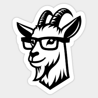 Nerdy Goat Sticker